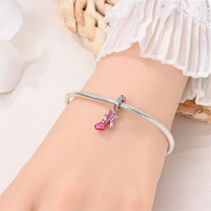 Barbie High Heels and Butterfly Charm