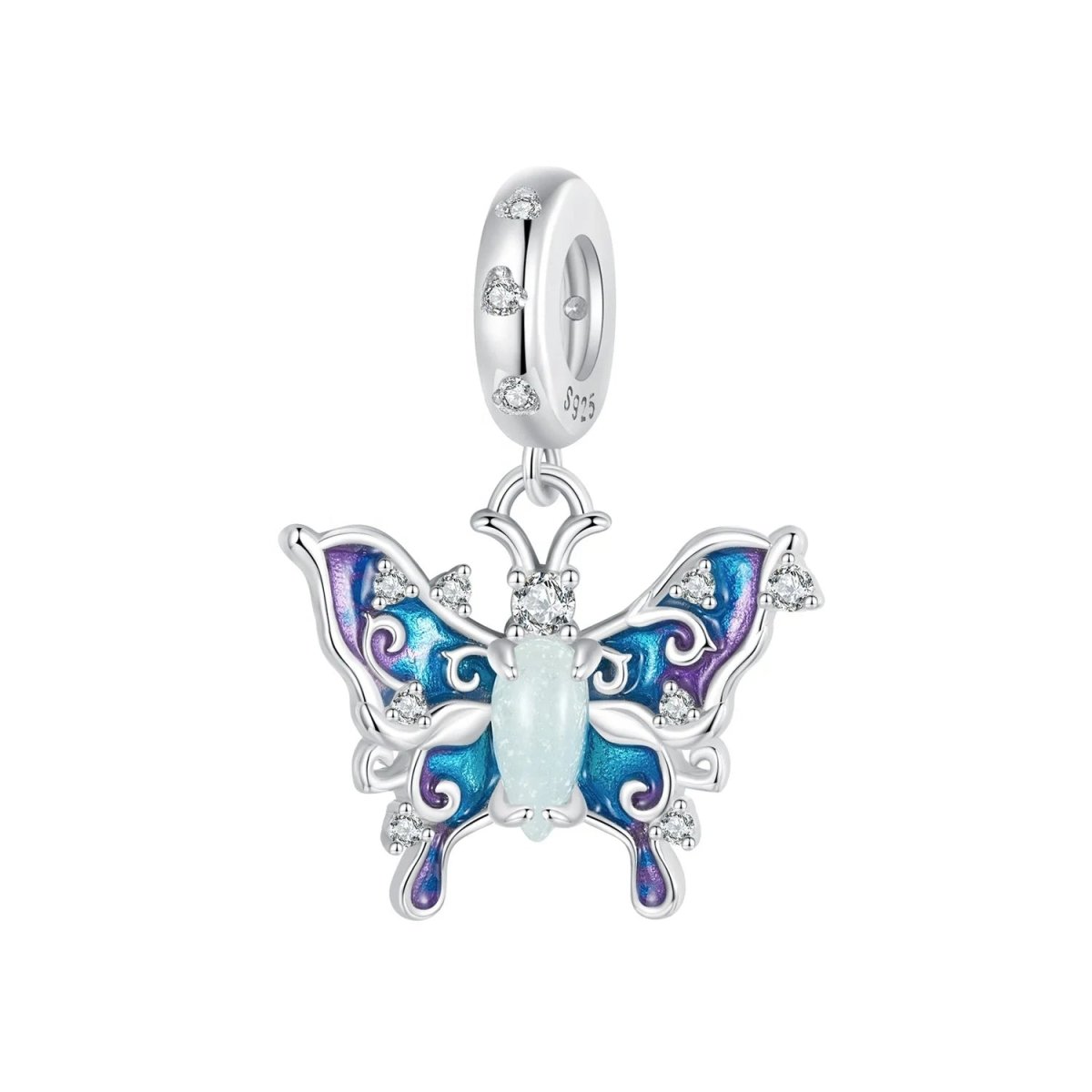 Luminous Butterfly Charm Trio