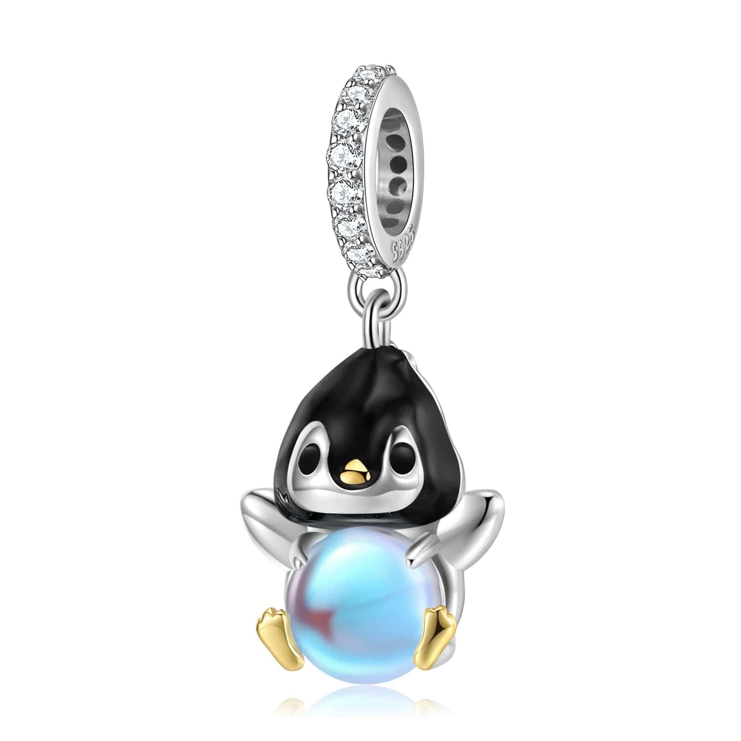 Penguin & Cat Glow Charm Duo
